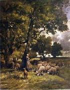 unknow artist Sheep 167 France oil painting artist